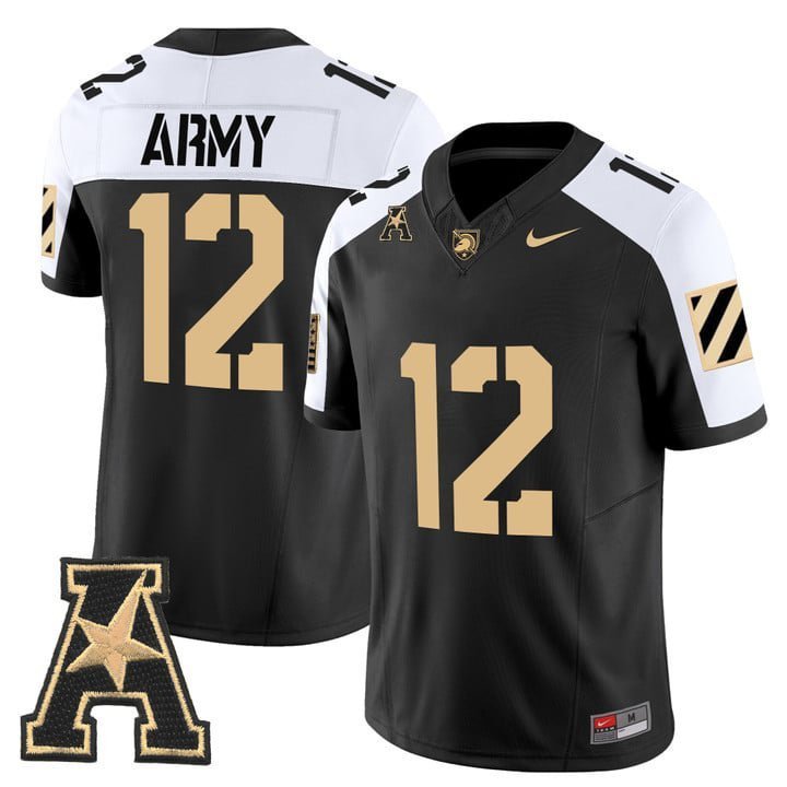 Army  #12 Army Black Knights 2026 Vapor Limited Stitched Alternate
