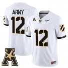 Army  #12 Army Black Knights 2026 Vapor Limited Stitched White