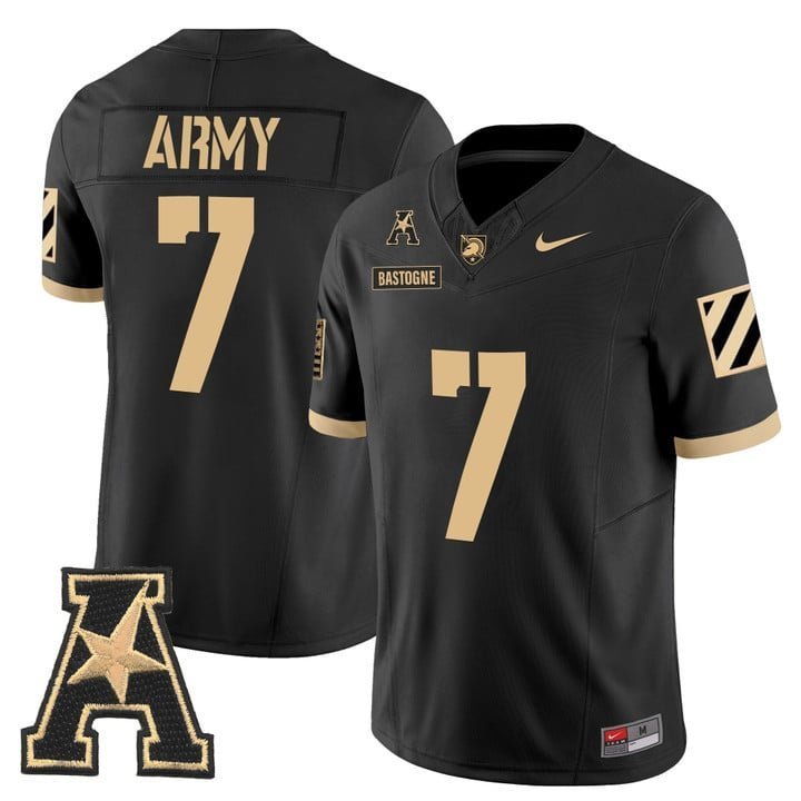 Bastogne  #7 Army Black Knights 2026 Vapor Limited Stitched Black