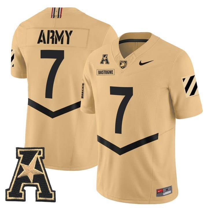 Bastogne  #7 Army Black Knights 2026 Vapor Limited Stitched Tan