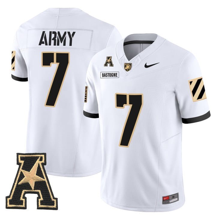 Bastogne  #7 Army Black Knights 2026 Vapor Limited Stitched White