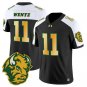 Carson Wentz  #11 North Dakota State Bison Limited Stitched Black Alternate