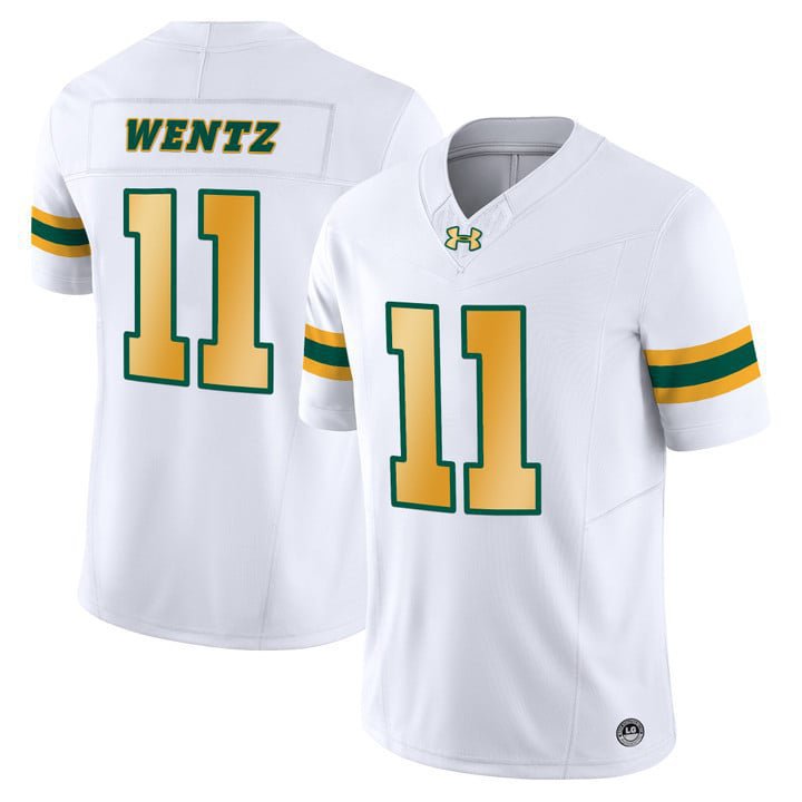 Carson Wentz  #11 North Dakota State Bison Limited Stitched White