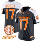 Chris Brazzell II  #17 Tennessee Vols Rebrand 2026 Checkerboard Grey Alternate