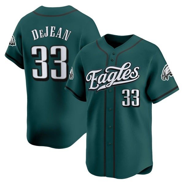 Cooper DeJean  #33 Philadelphia Eagles 2026 Vapor Baseball Midnight Green - All Stitched