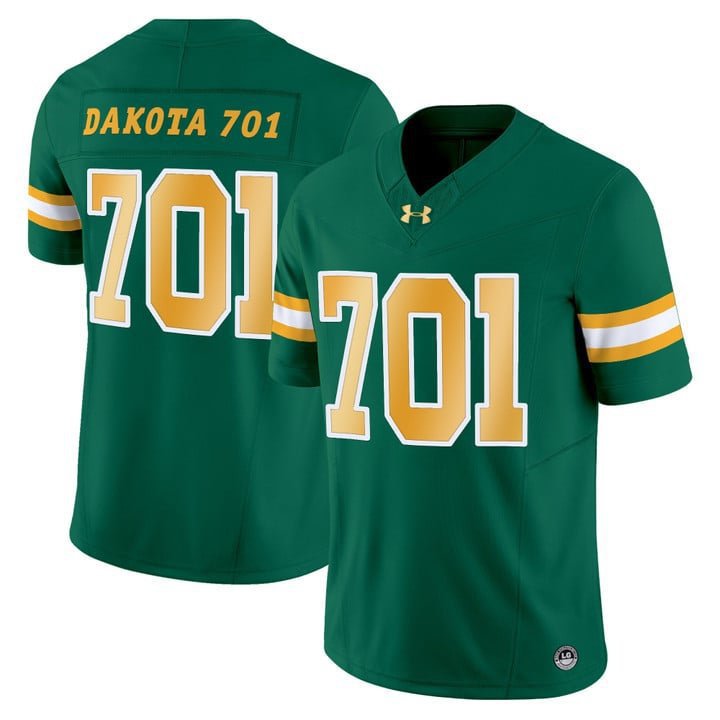 Dakota  #701 North Dakota State Bison Vapor Limited Stitched Green