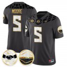 Dante Moore  #5 Oregon Ducks 2026 Shoe Duck Black - All Stitched