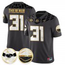 Dillon Thieneman  #31 Oregon Ducks 2026 Shoe Duck Black - All Stitched