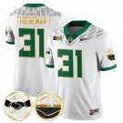 Dillon Thieneman  #31 Oregon Ducks 2026 Shoe Duck White - All Stitched