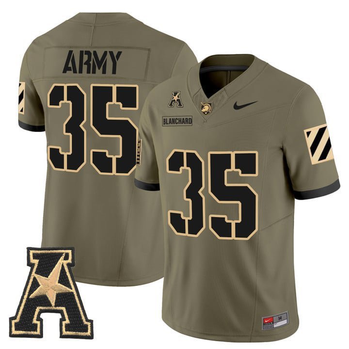 Doc Blanchard  #35 Army Black Knights 2026 Vapor Stitched Olive