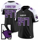 Evanston  #847 Northwestern Wildcats Honoring 95 Stitched Black Alternate