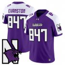 Evanston  #847 Northwestern Wildcats Honoring 95 Stitched Purple Alternate
