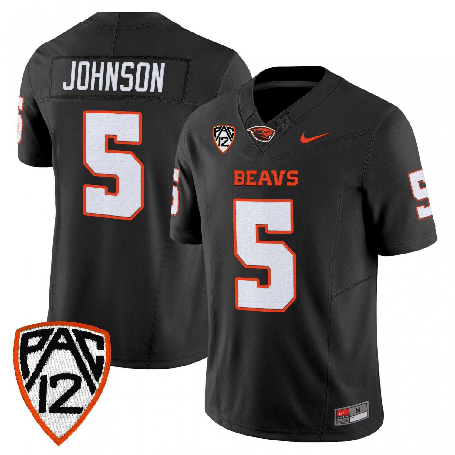 Gabarri Johnson  #5 Oregon State Beavers 2026 Limited Stitched Black