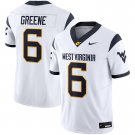 Garrett Greene  #6 West Virginia Mountaineers 2026 Vapor Stitched White