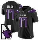 Griffin Wilde  #17 Northwestern Wildcats Honoring 95 Stitched Black