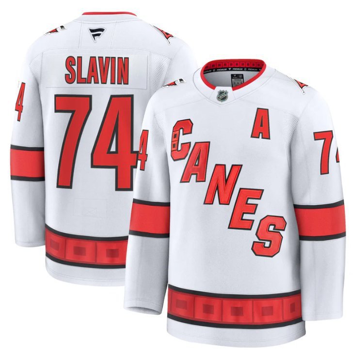 Jaccob Slavin  #74 Carolina Hurricanes 2026 - 26 Premium Stitched White