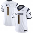 Jahiem White  #1 West Virginia Mountaineers 2026 Vapor Stitched White