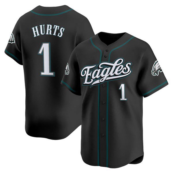 Jalen Hurts  #1 Philadelphia Eagles 2026 Vapor Baseball Black - All Stitched