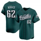 Jason Kelce  #62 Philadelphia Eagles 2026 Vapor Baseball Midnight Green - All Stitched
