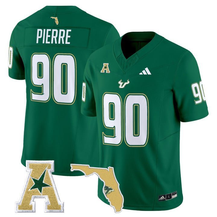 Jason Pierre  #90 South Florida Bulls 2026 Limited Stitched Green