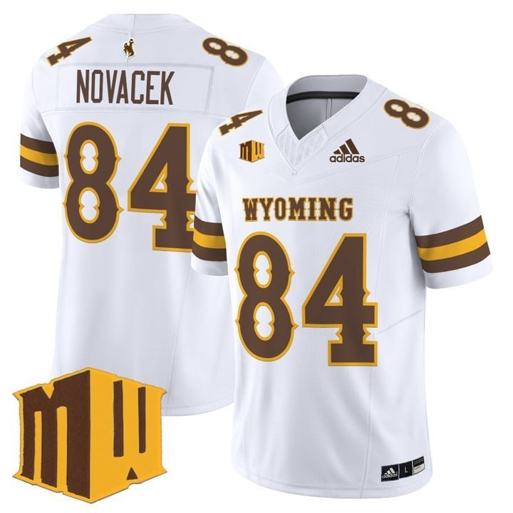 Jay Novacek  #84 Wyoming Cowboys 2026 Vapor Limited Stitched White