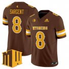 Jaylen Sargent  #8 Wyoming Cowboys 2026 Vapor Limited Stitched Brown