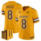 Jaylen Sargent  #8 Wyoming Cowboys 2026 Vapor Limited Stitched Gold