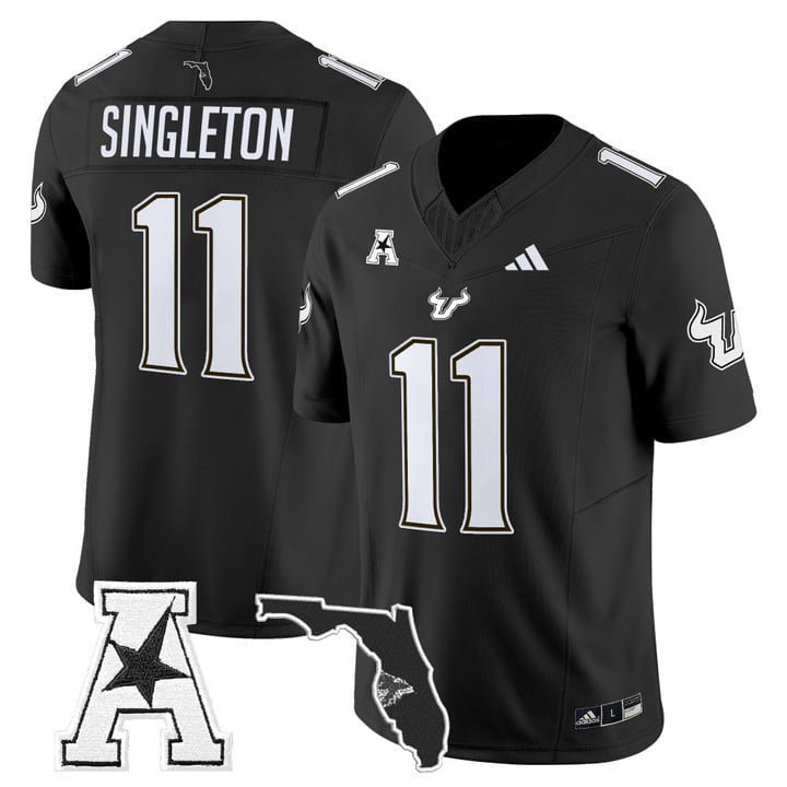 Keshaun Singleton  #11 South Florida Bulls 2026 Limited Stitched Black