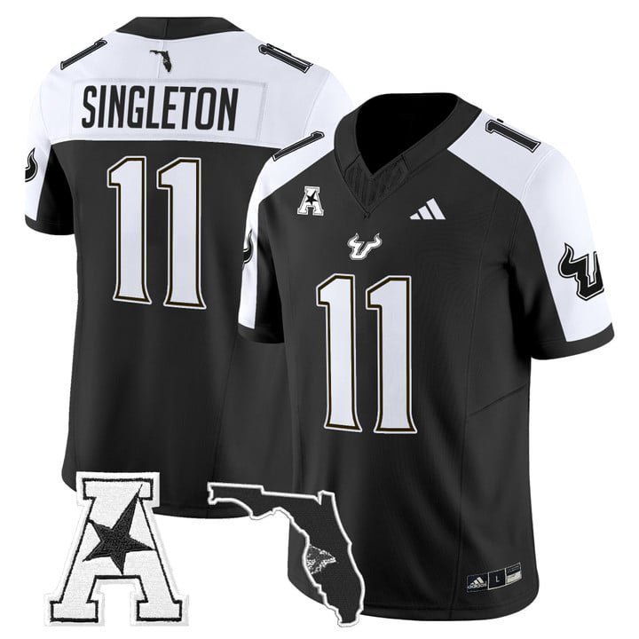 Keshaun Singleton  #11 South Florida Bulls 2026 Limited Stitched Black Alternate