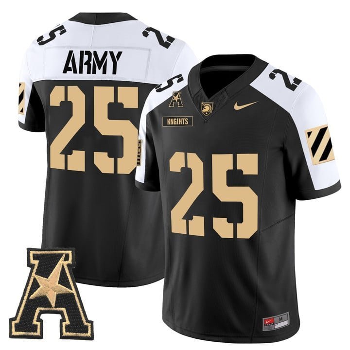 Knights  #25 Army Black Knights 2026 Vapor Limited Stitched Alternate