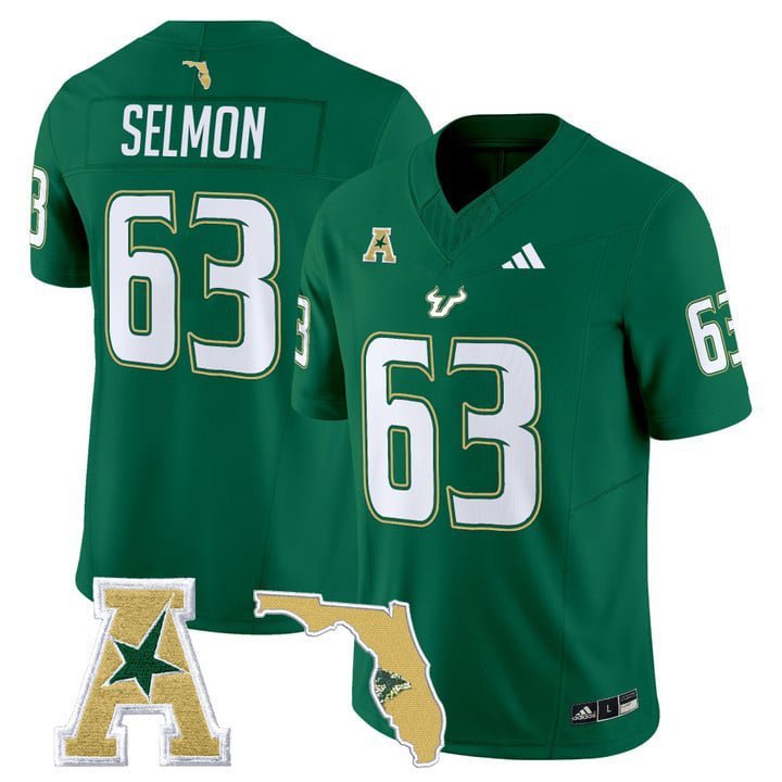 Lee Roy Selmon  #63 South Florida Bulls 2026 Limited Stitched Green