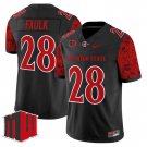 Marshall Faulk  #28 San Diego State Aztecs 2026 Limited Stitched Black