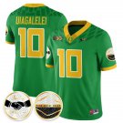Matayo Uiagalelei  #10 Oregon Ducks 2026 Shoe Duck Green - All Stitched