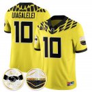 Matayo Uiagalelei  #10 Oregon Ducks 2026 Shoe Duck Yellow - All Stitched
