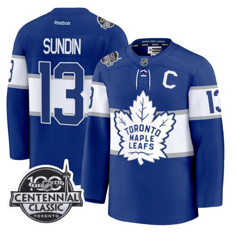 Mats Sundin  #13 Toronto Maple Leafs Timeless Stitched Centennial Classic