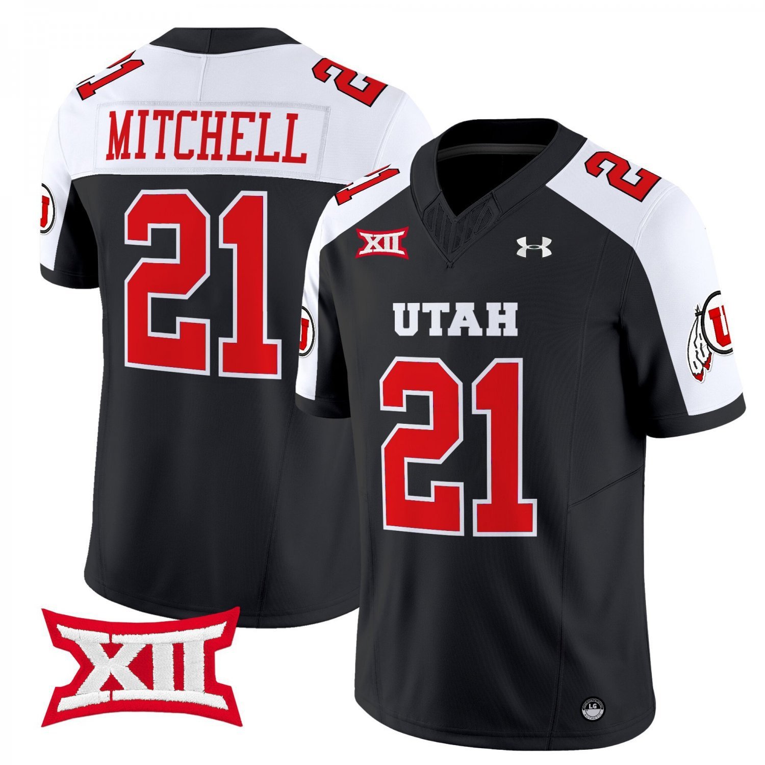 Mike Mitchell  #21 Utah Utes 2026 Vapor Limited Stitched Black Alternate
