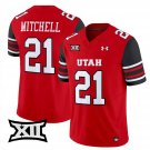 Mike Mitchell  #21 Utah Utes 2026 Vapor Limited Stitched Red