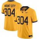Mount City  #304 West Virginia Mountaineers 2026 Vapor Stitched Gold
