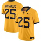 Mountaineers  #25 West Virginia Mountaineers 2026 Limited Stitched Gold
