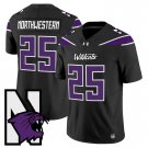 Northwestern  #25 Northwestern Wildcats Honoring 95 Stitched Black