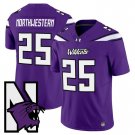 Northwestern  #25 Northwestern Wildcats Honoring 95 Stitched Purple