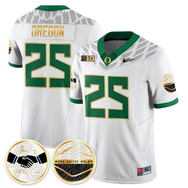 Oregon  #25 Oregon Ducks 2026 Shoe Duck White - All Stitched