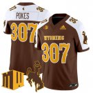 Pokes  #307 Wyoming Cowboys 2026 Vapor Limited Stitched Brown Alternate