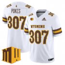 Pokes  #307 Wyoming Cowboys 2026 Vapor Limited Stitched White