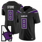 Preston Stone  #8 Northwestern Wildcats Honoring 95 Stitched Black