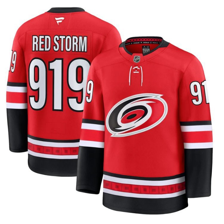 Red Storm  #919 Carolina Hurricanes 2026 - 26 Premium Stitched Red