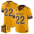 Sam Scott  #22 Wyoming Cowboys 2026 Vapor Limited Stitched Gold Limited