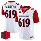 San Diego  #619 San Diego State Aztecs 2026 Limited Stitched White