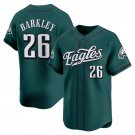 Saquon Barkley  #26 Philadelphia Eagles 2026 Vapor Baseball Midnight Green - All Stitched