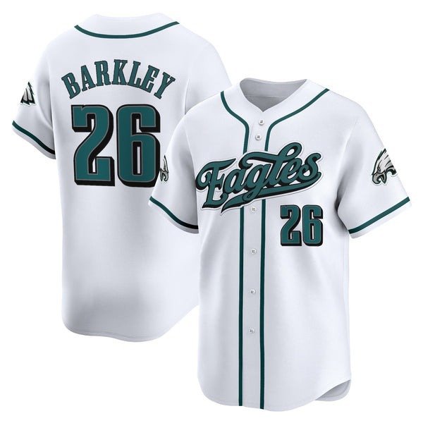 Saquon Barkley  #26 Philadelphia Eagles 2026 Vapor Baseball White - All Stitched